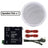 Adastra 2 x 5" White IP35 Ceiling Speakers & IWA230B Bluetooth Amp