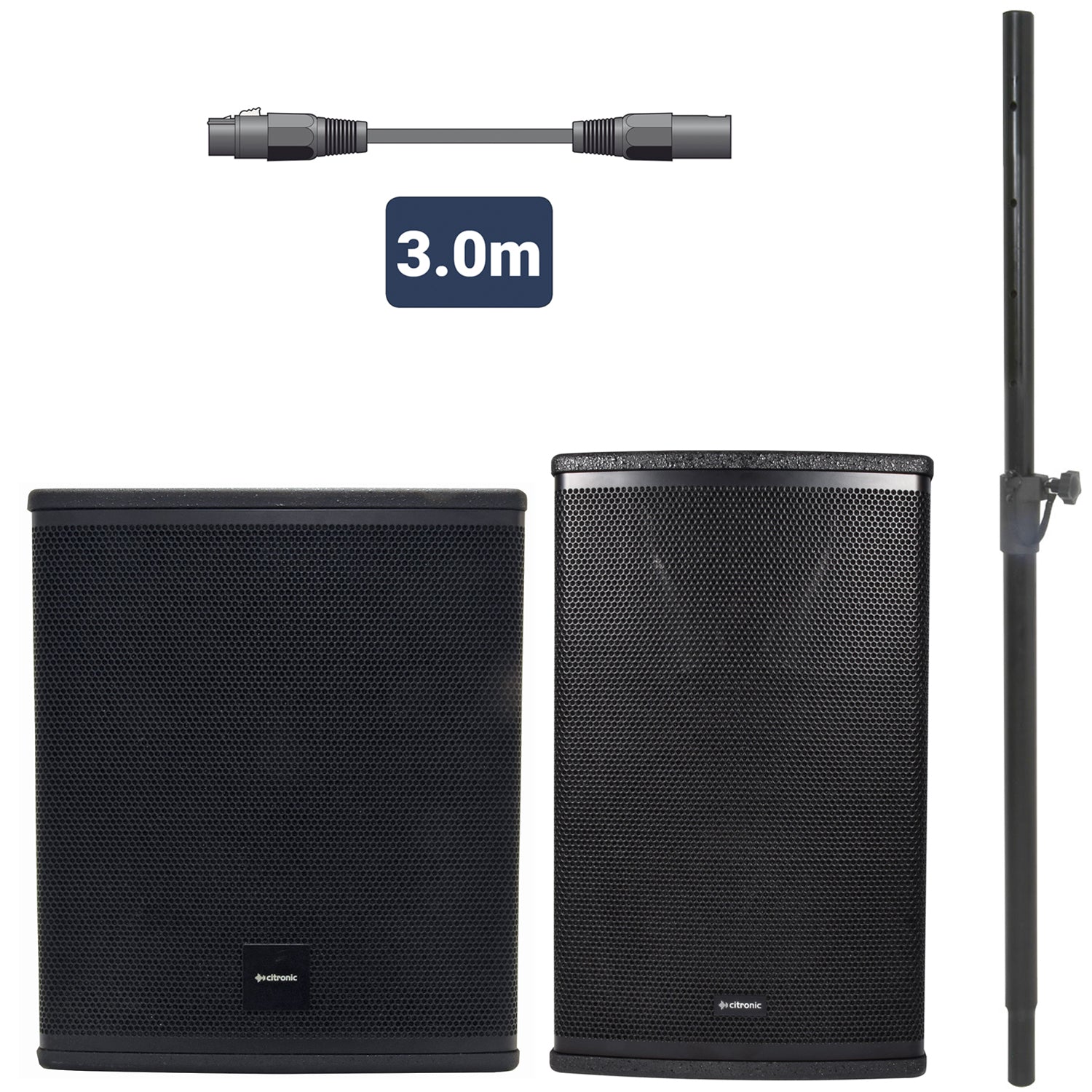 Citronic MonoSound E CB1012A Bundle