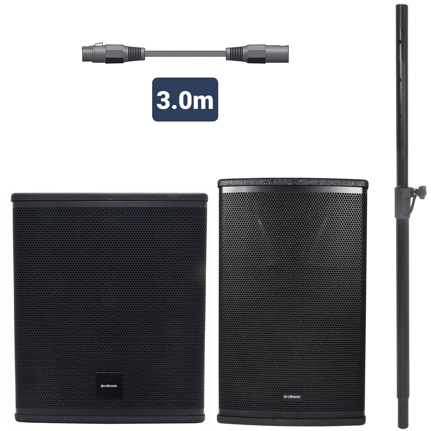Citronic MonoSound E CB1012A Bundle