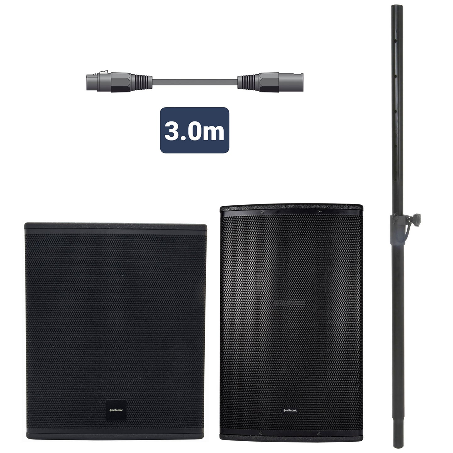 Citronic MonoSound F CB1215A Bundle