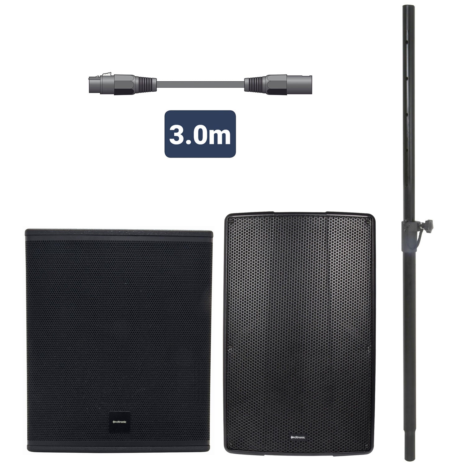 Citronic MonoSound G CL1215A Bundle