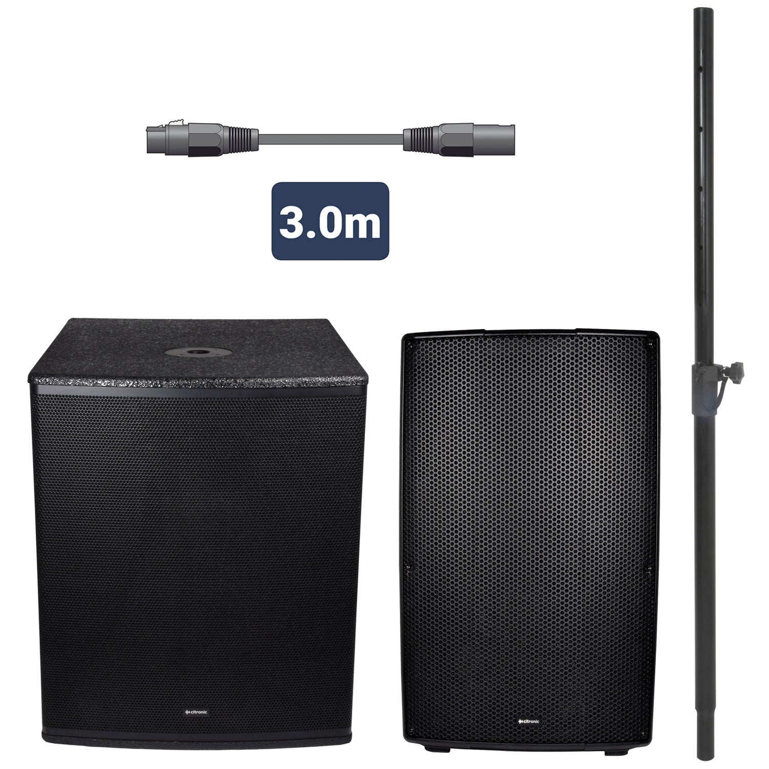 Citronic MonoSound H CL1518A Bundle