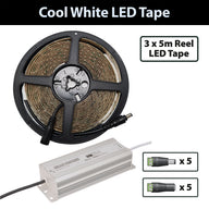 LYYT 15m Cool White 6000K 12V LED Tape Package