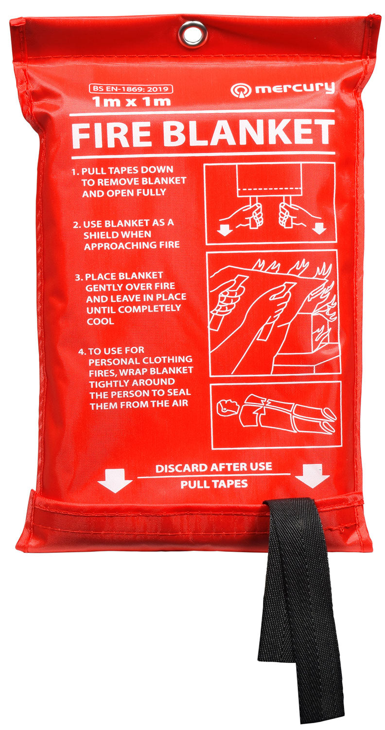 Mercury Large Fire Blanket 1m