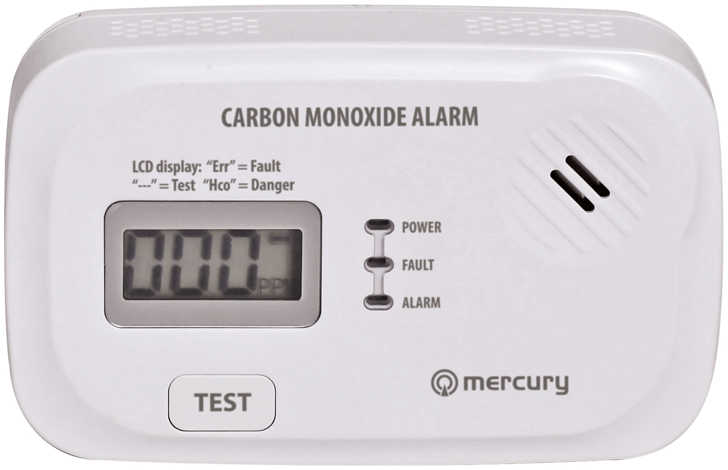 Mercury Carbon Monoxide Alarm