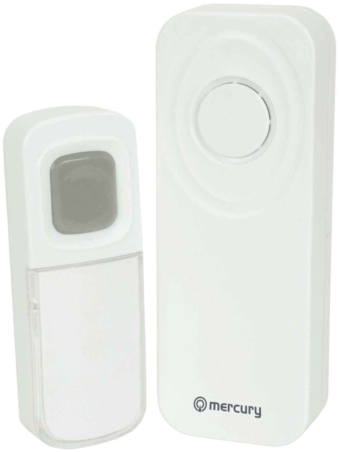 Mercury Wireless Waterproof Doorbell White