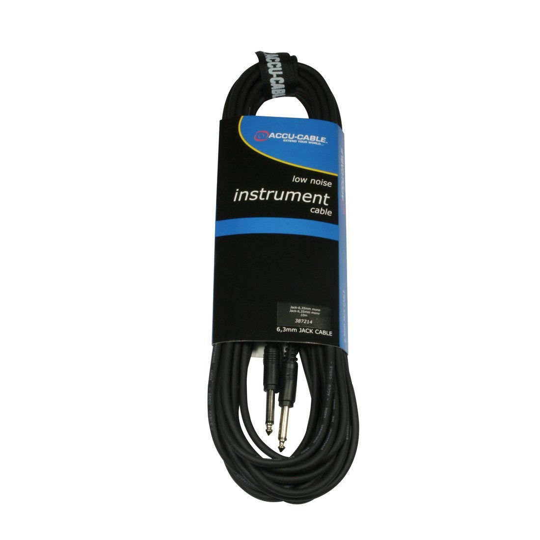 Accu Cable AC-J6M/10 Jack-cable 63mm mono 10m - Main View
