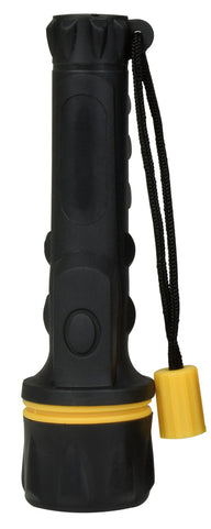 Mercury 3 Straw hat LED Rubber Torch 2 x AA