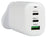 Mercury 65W GaN USB A 2xC UK, USA, EU Charger