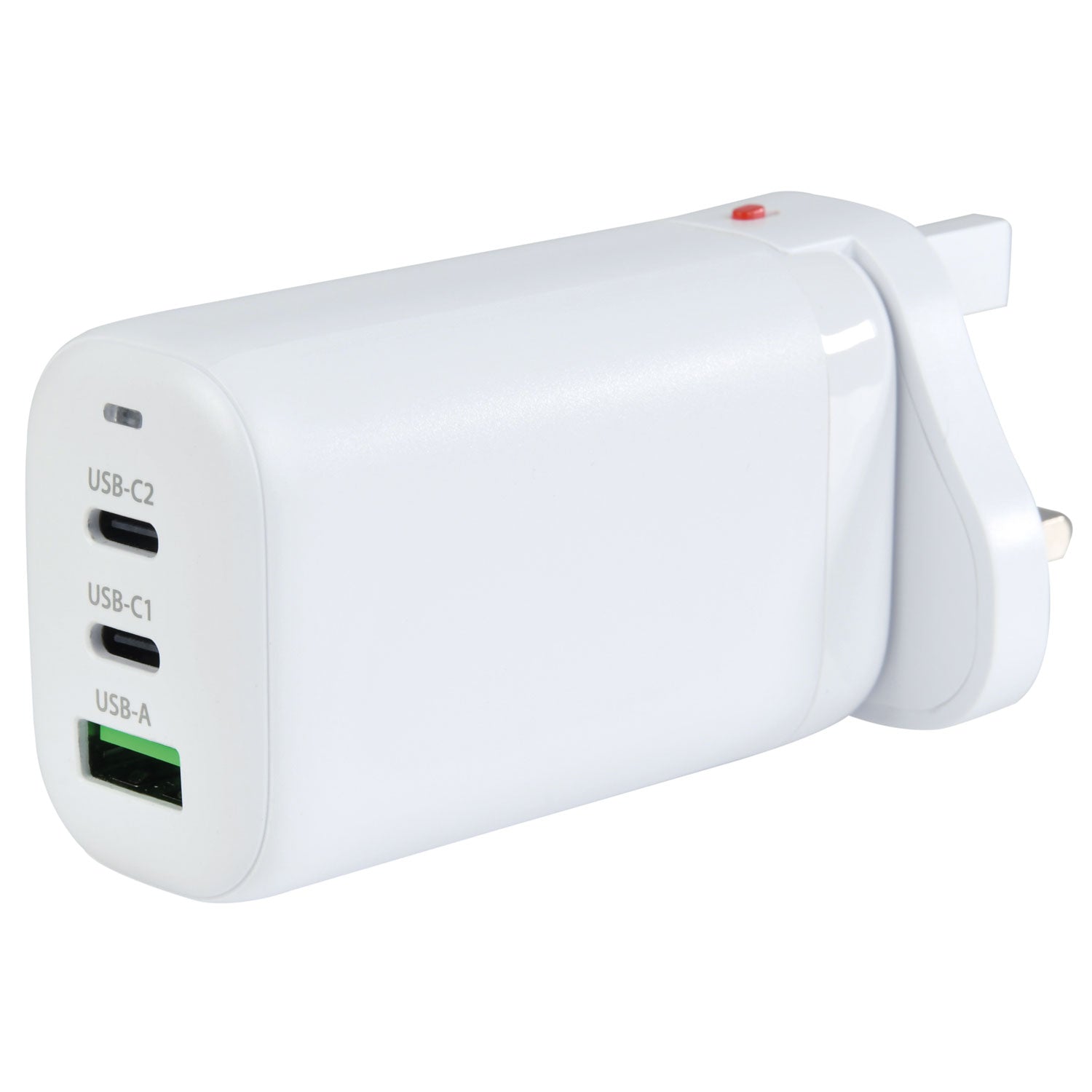 Mercury 65W GaN USB A 2xC UK, USA, EU Charger - view 7