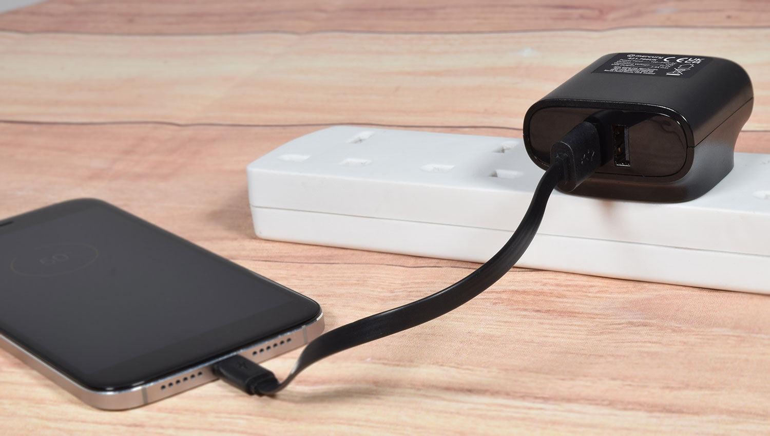 Mercury 2x USB Mains Charger 2.4A - view 6