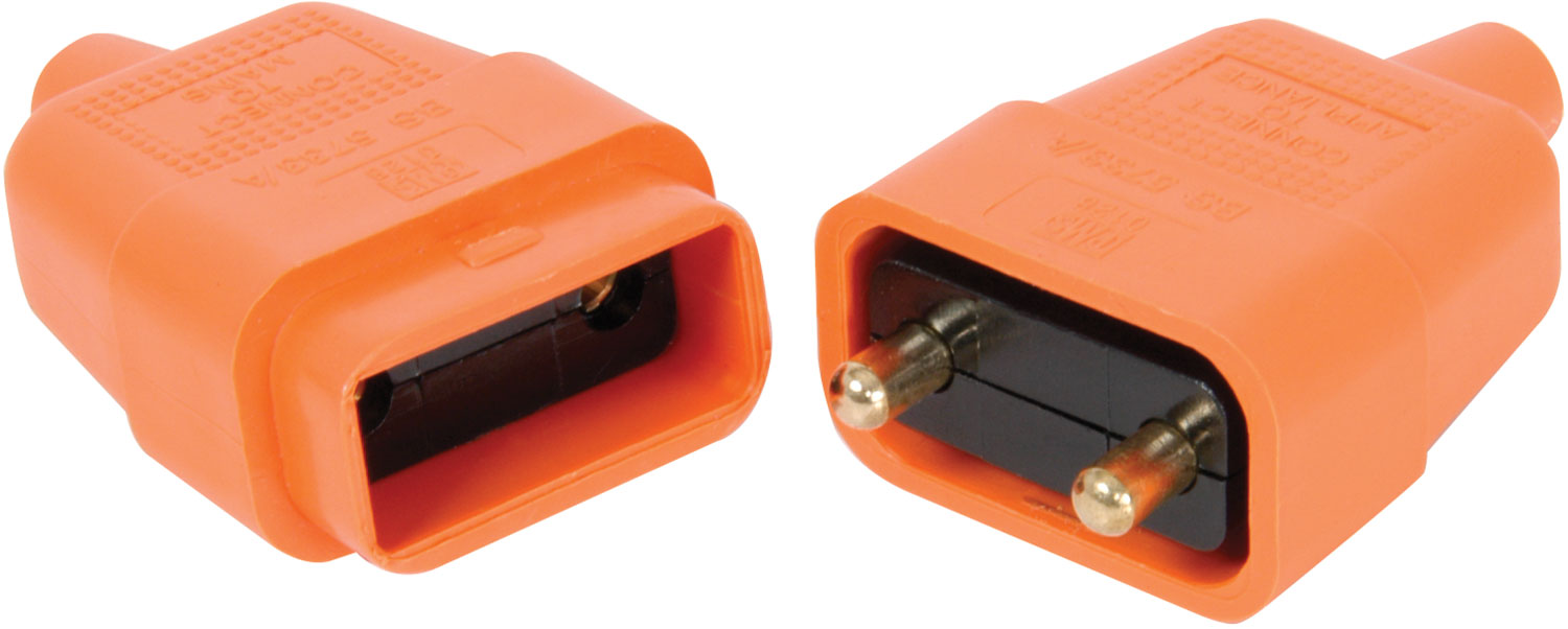 Mercury Rubber 2Pin 10A Orange