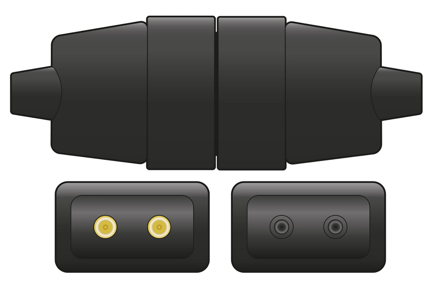 Mercury Rubber 2Pin 10A Black - view 2