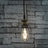 LYYT E27 Pendant Cord Set Antique Brass - view 18