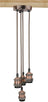 LYYT Quad E27 Pendant Cord Set Antique Copper