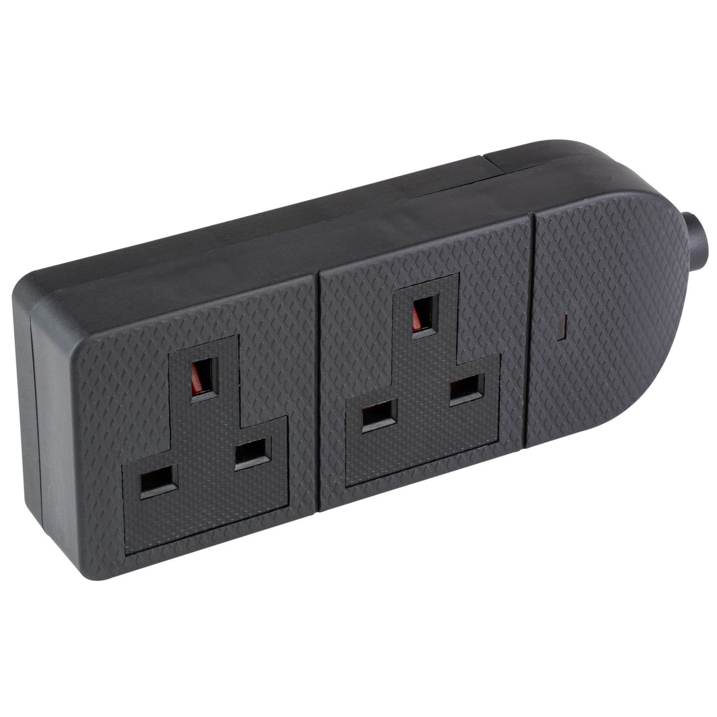 AV:Link 2 Gang 13A Black Socket - view 2