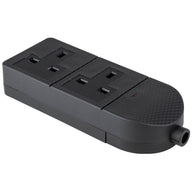 AV:Link 2 Gang 13A Black Socket - view 3