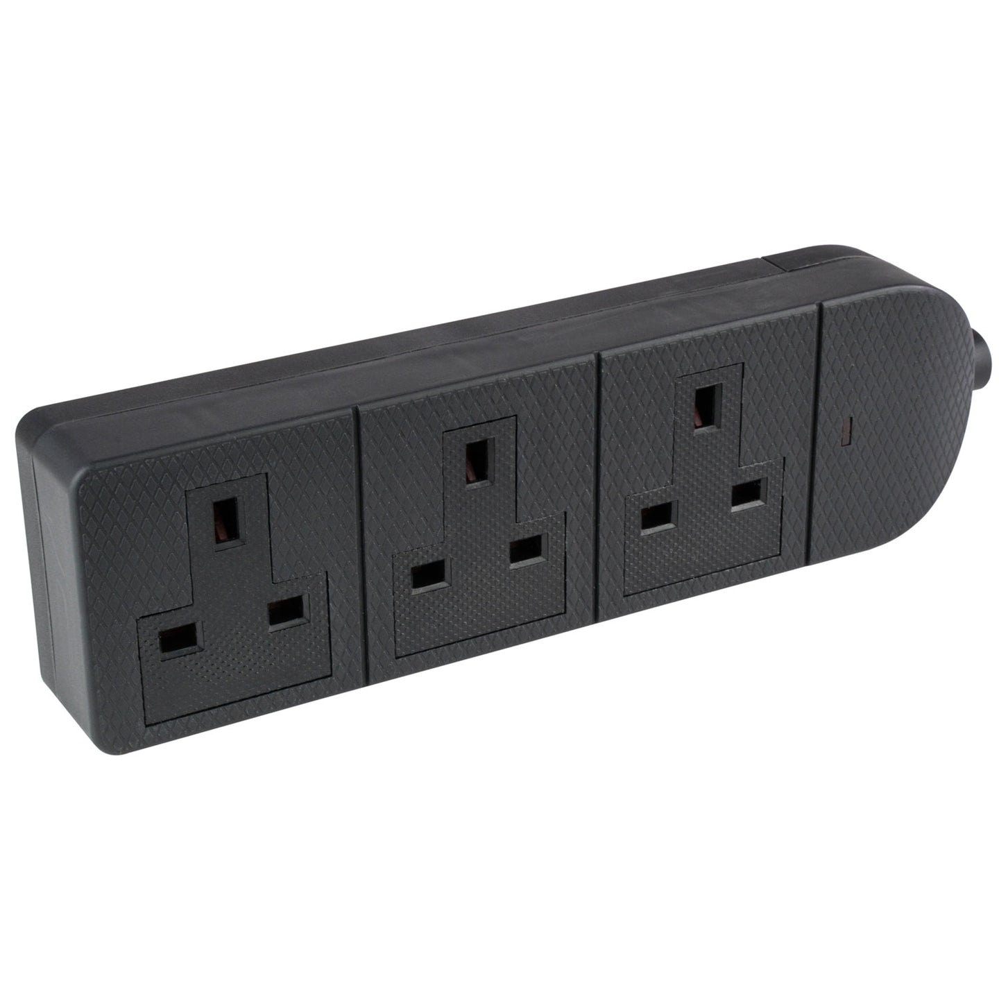 AV:Link 3 Gang 13A Black Socket - view 3