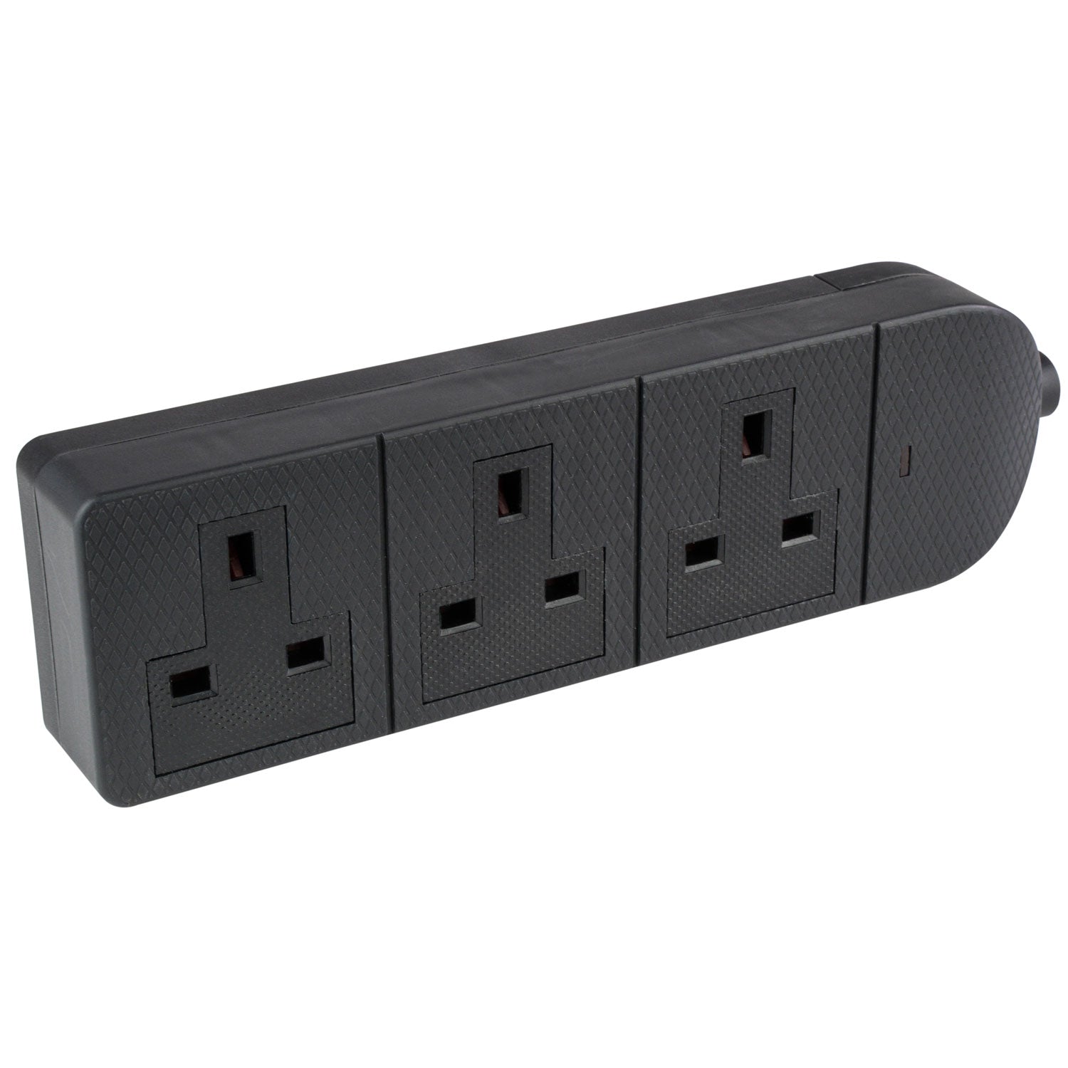 AV:Link 3 Gang 13A Black Socket - view 3