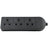AV:Link 3 Gang 13A Black Socket