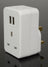Mercury Plug through mains adaptor with dual USB ports - view 4