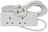 Mercury 2 Gang 13A Mains Extension Lead 3.0m