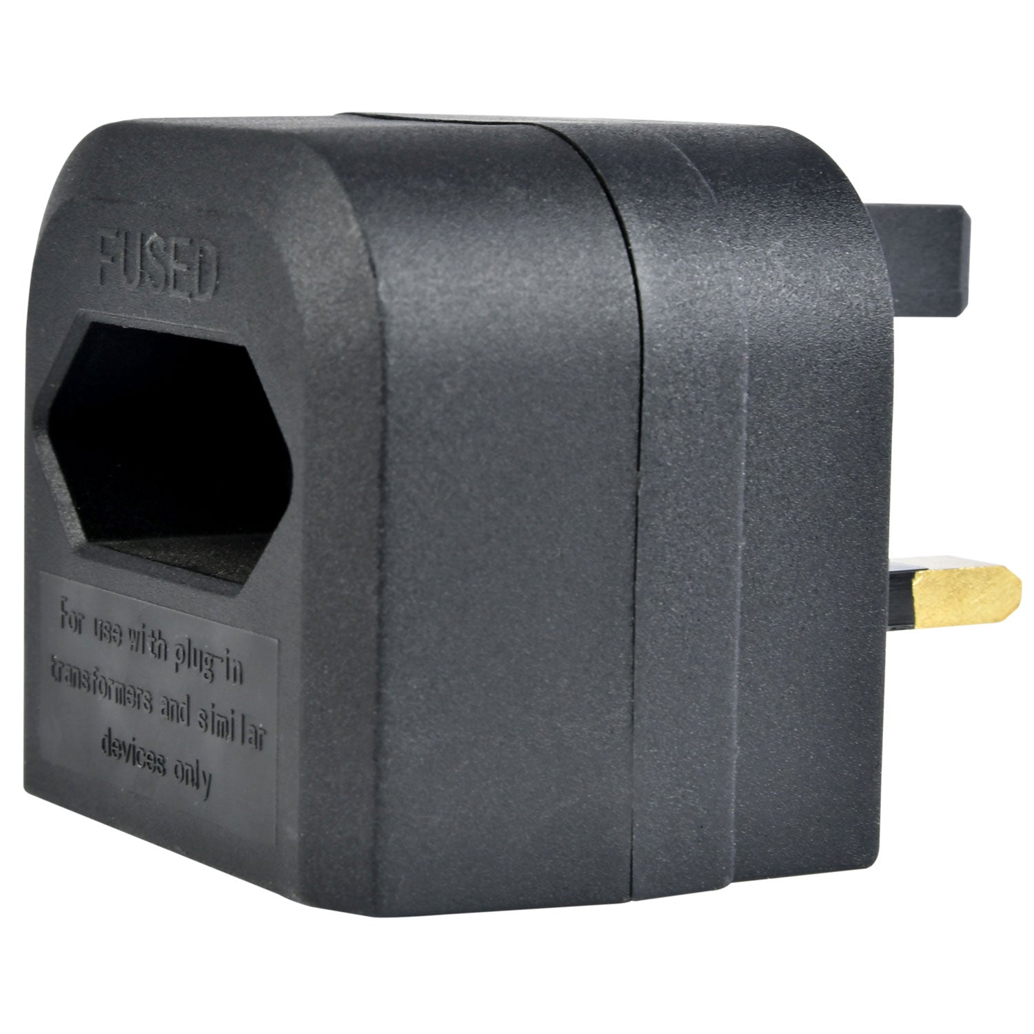 Mercury Black BCA Euro converter plug - bulk