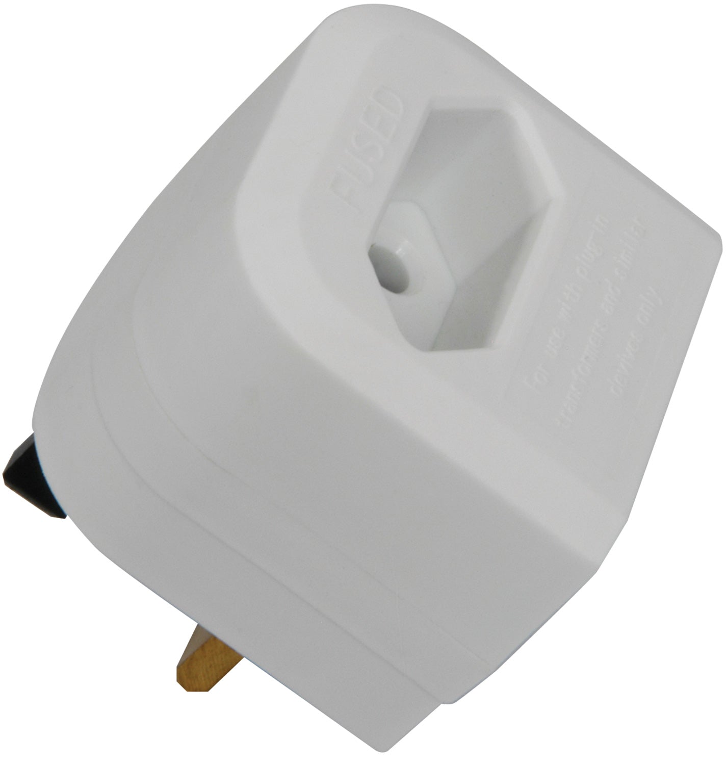 Mercury White BCA Euro converter plug - bulk - view 2