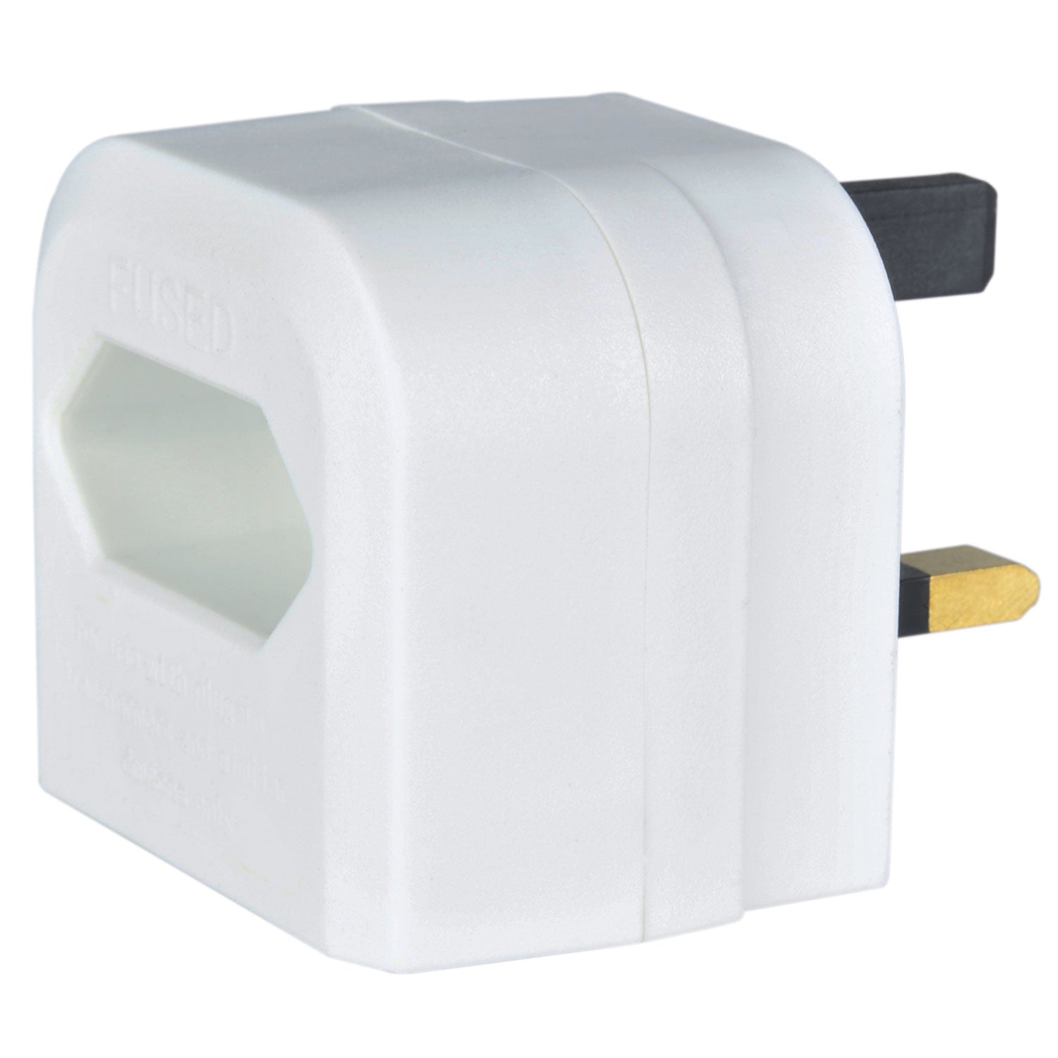 Mercury White BCA Euro converter plug - bulk
