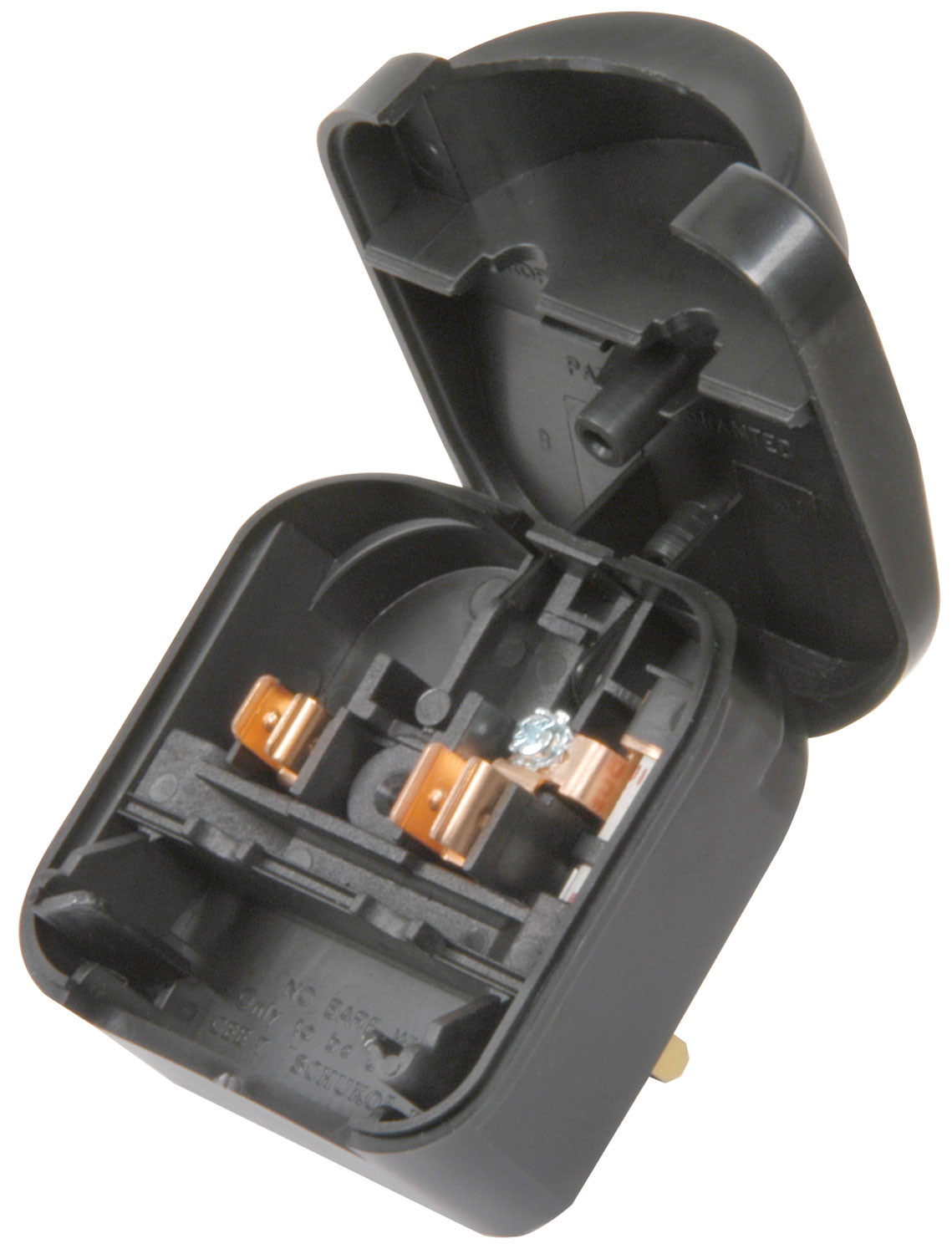 Mercury Black SCP 13A Euro converter plug- bulk - view 3