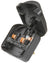 Mercury Black SCP 13A Euro converter plug- bulk - view 3