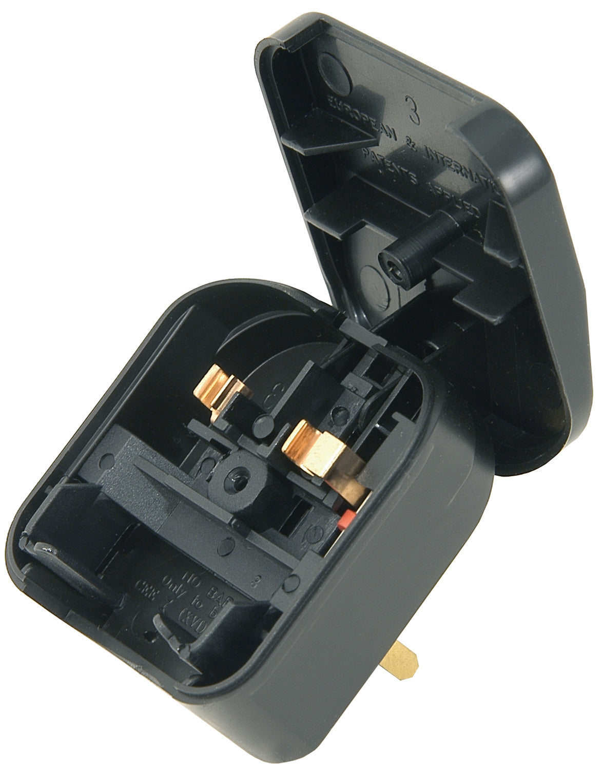 Mercury European converter plug - black - view 5