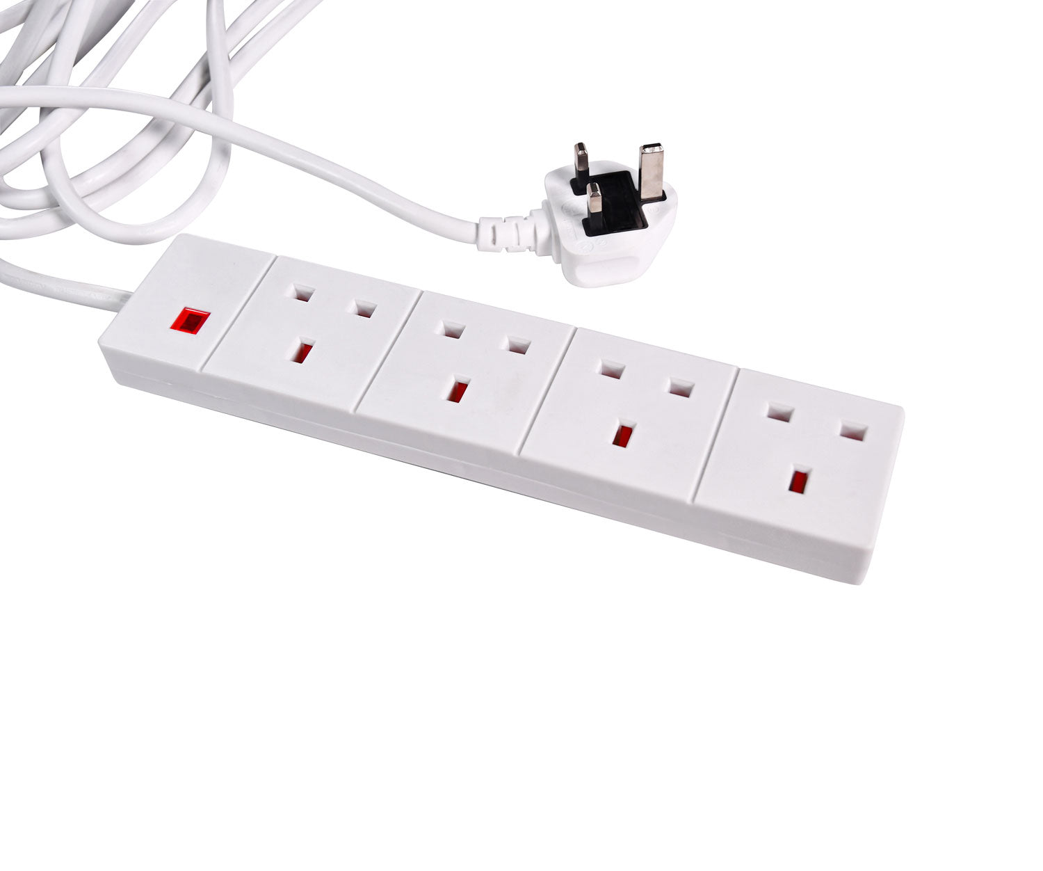 Mercury 4-Way Extension Lead, Neon - view 5