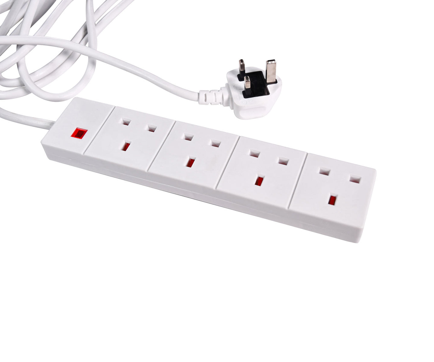 Mercury 4-Way Extension Lead, Neon - view 5