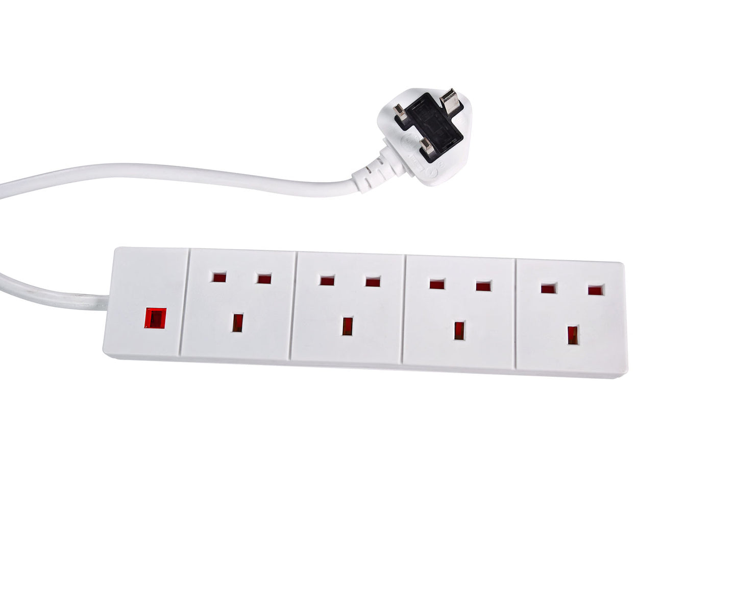 Mercury 4-Way Extension Lead, Neon - view 6