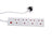 Mercury 4-Way Extension Lead, Neon - view 6