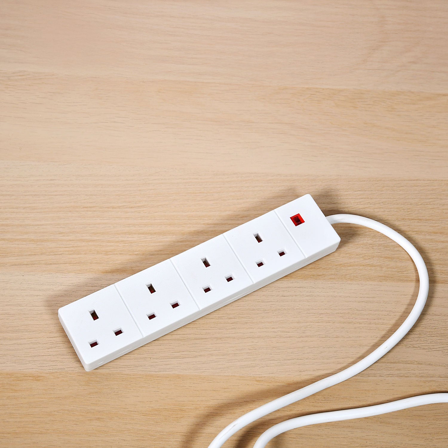 Mercury 4-Way Extension Lead, Neon - view 4