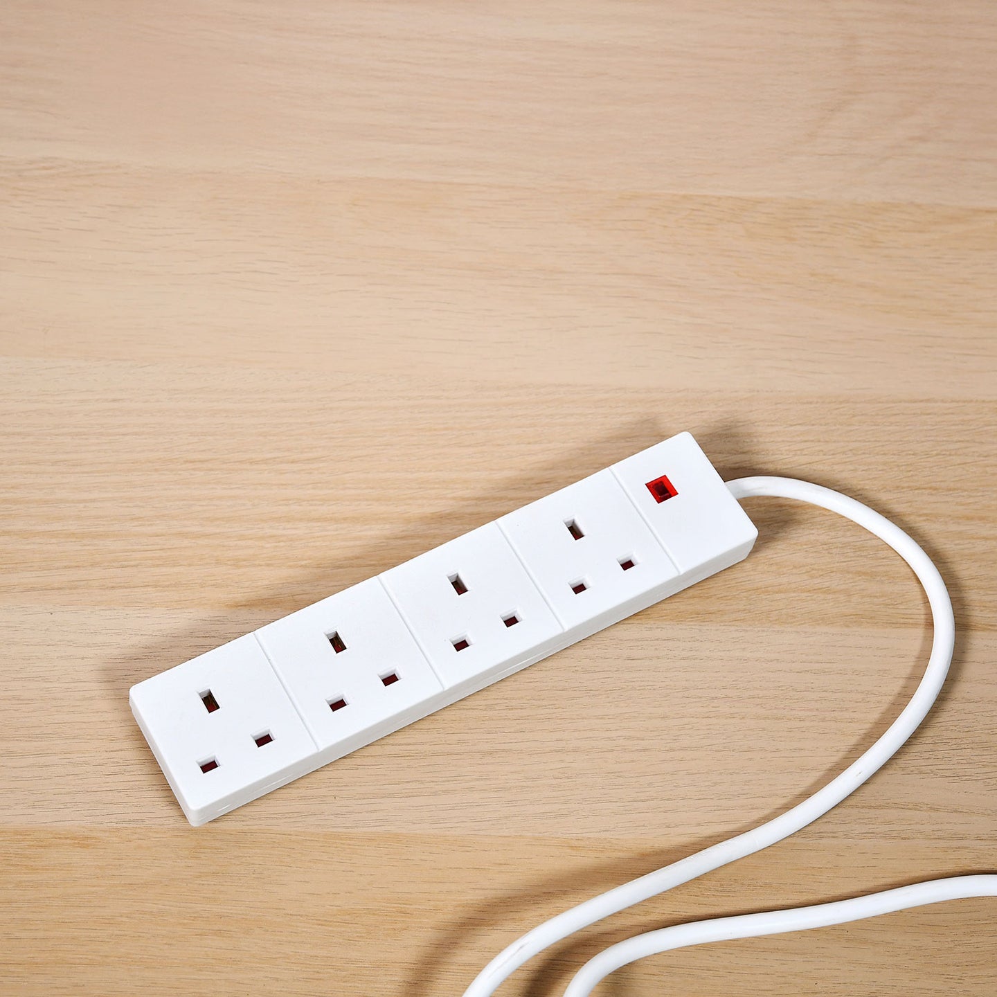 Mercury 4-Way Extension Lead, Neon - view 4
