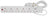 Mercury 6-way extension lead, neon, 5.0m