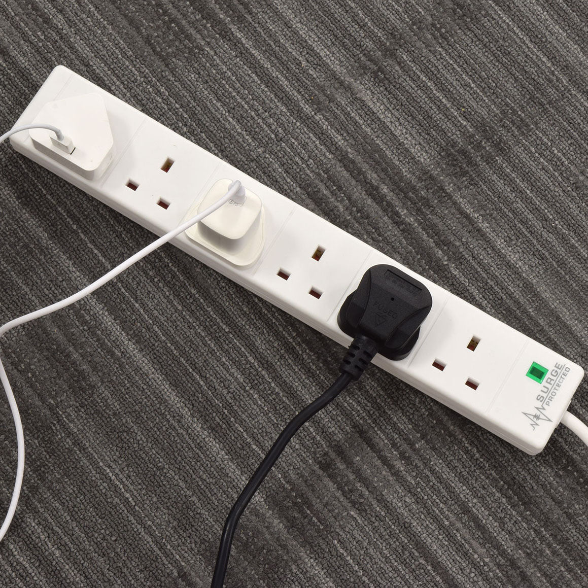 Mercury 6 gang 13A extension lead with surge protection, 5.0m - view 2