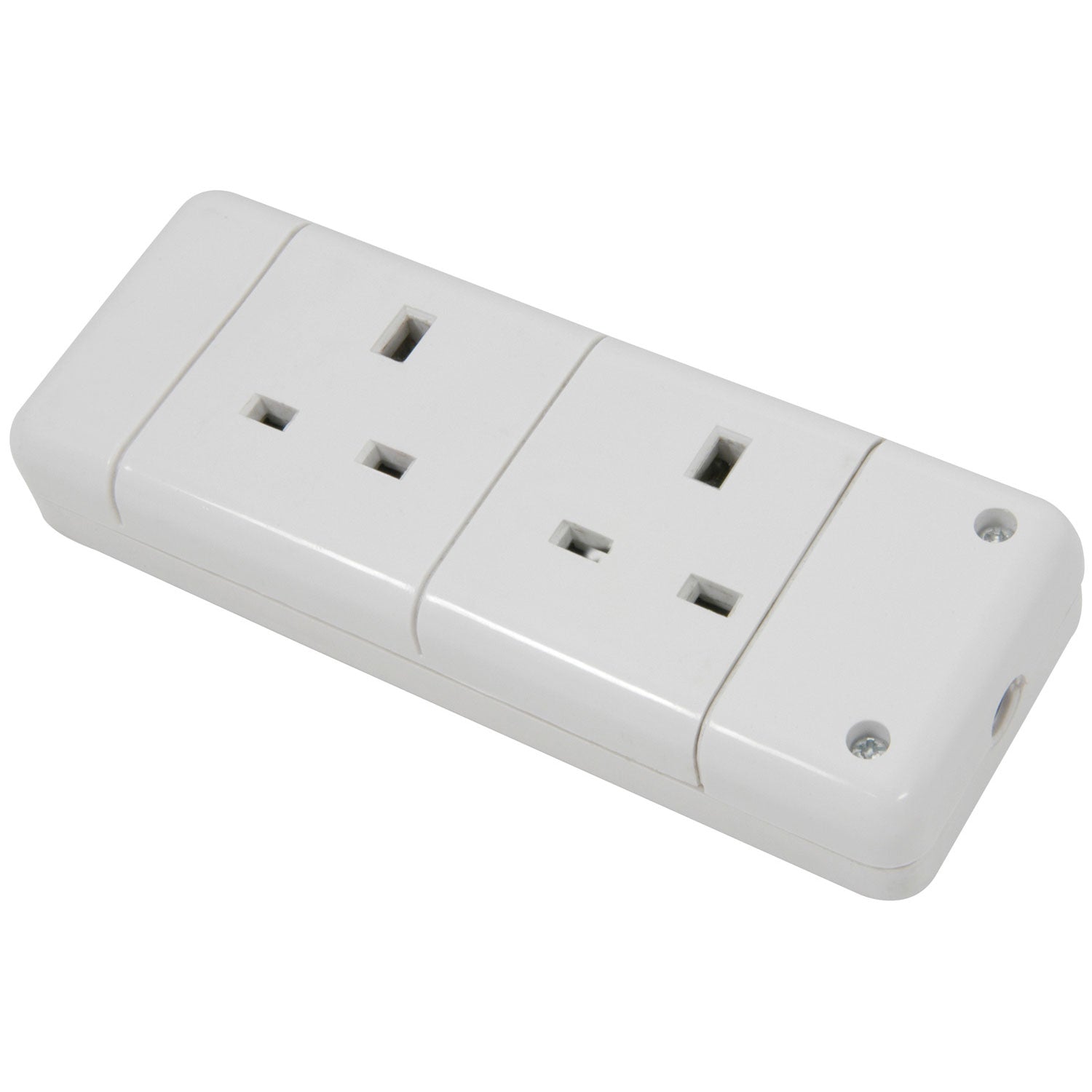 Mercury 2 gang 13A trailing socket, bulk - view 2