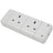 Mercury 2 gang 13A trailing socket, bulk - view 2