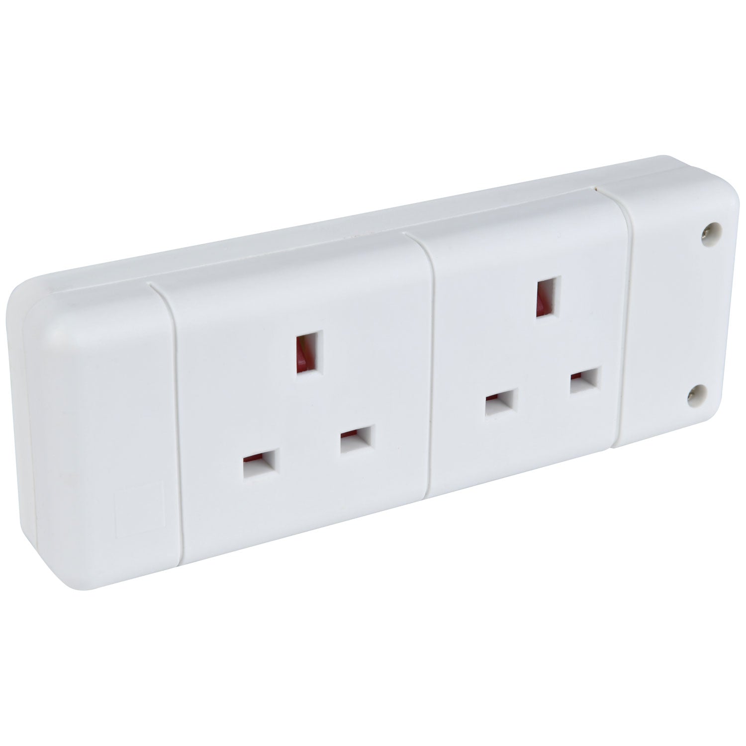 Mercury 2 gang 13A trailing socket, bulk