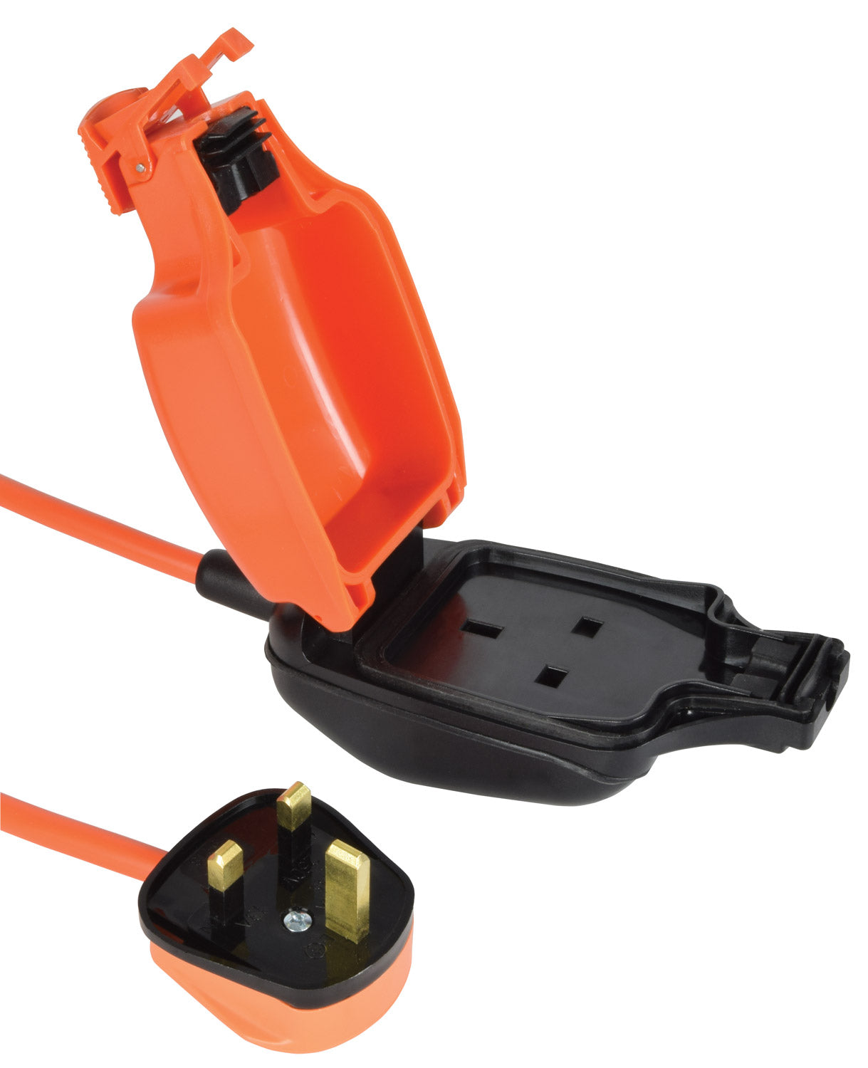 Mercury IP54 1 Gang Socket 5m cable - view 3