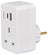 Mercury UK to EU Travel Adaptor USBA+C