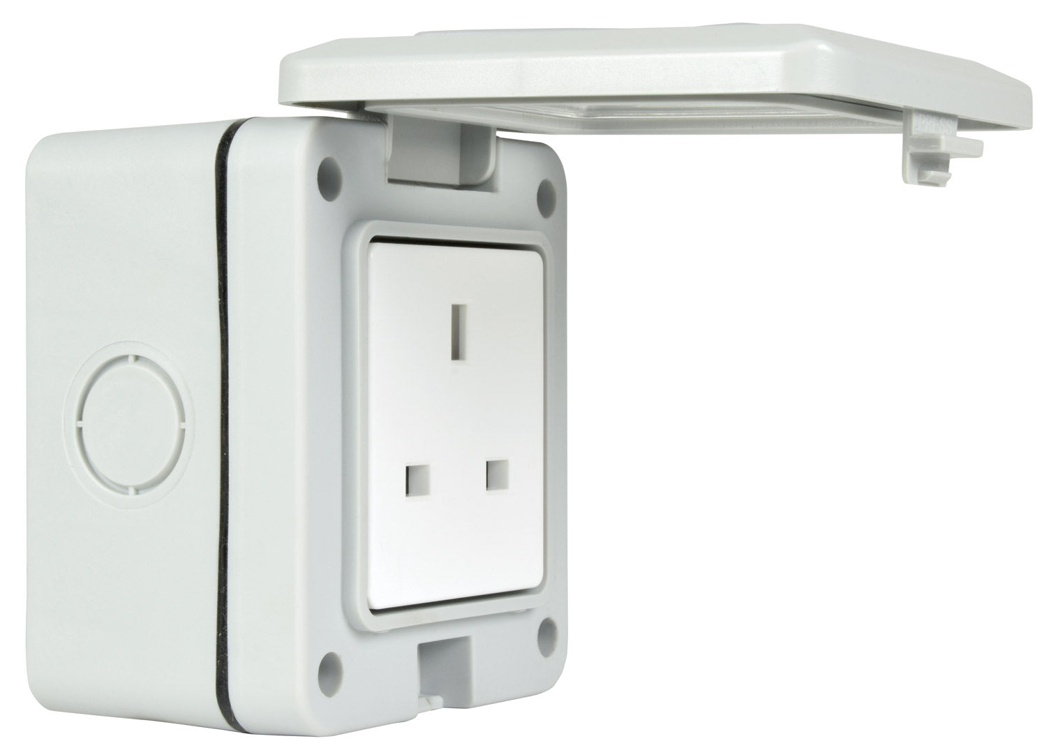 Mercury IP55 1 Gang Socket - view 2