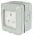 Mercury IP55 1 Gang Socket - view 3