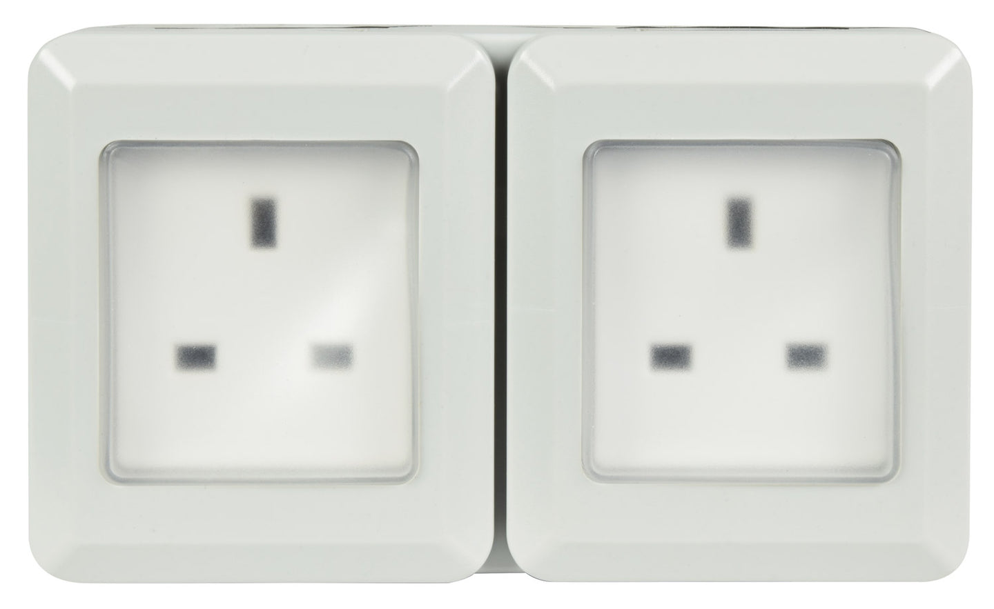 Mercury IP55 2 Gang Socket