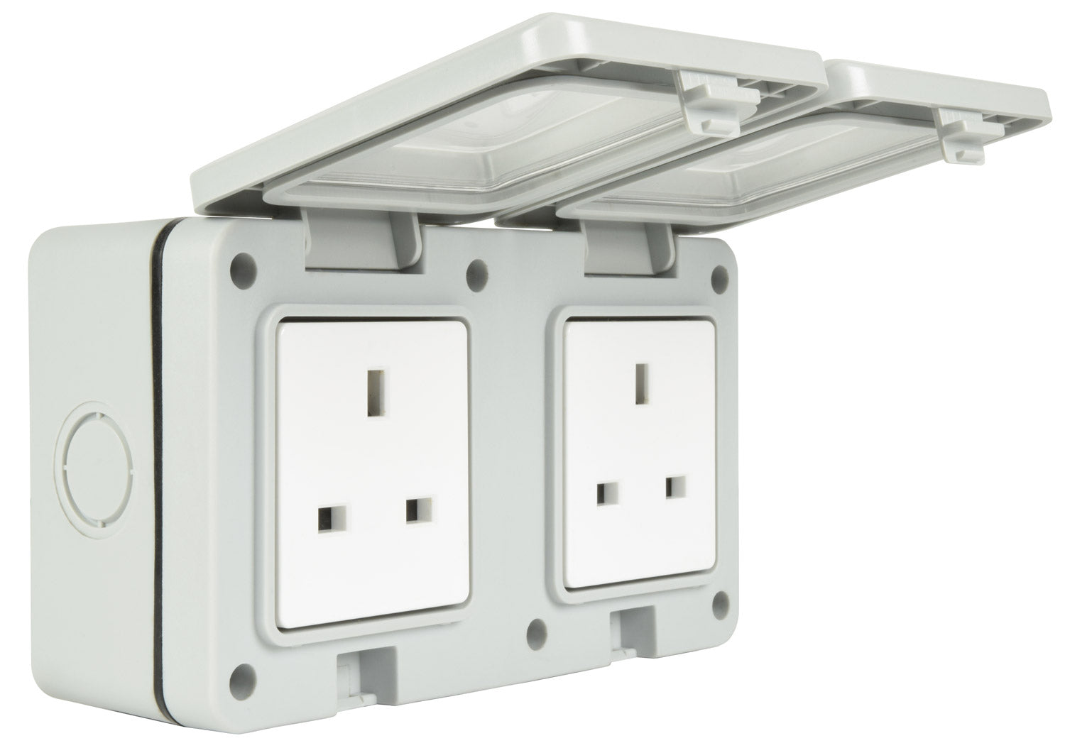Mercury IP55 2 Gang Socket - view 2