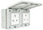 Mercury IP55 2 Gang Socket - view 2